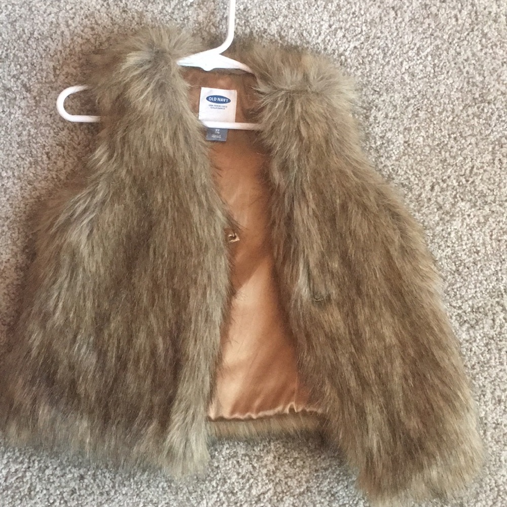 Old navy furry vest